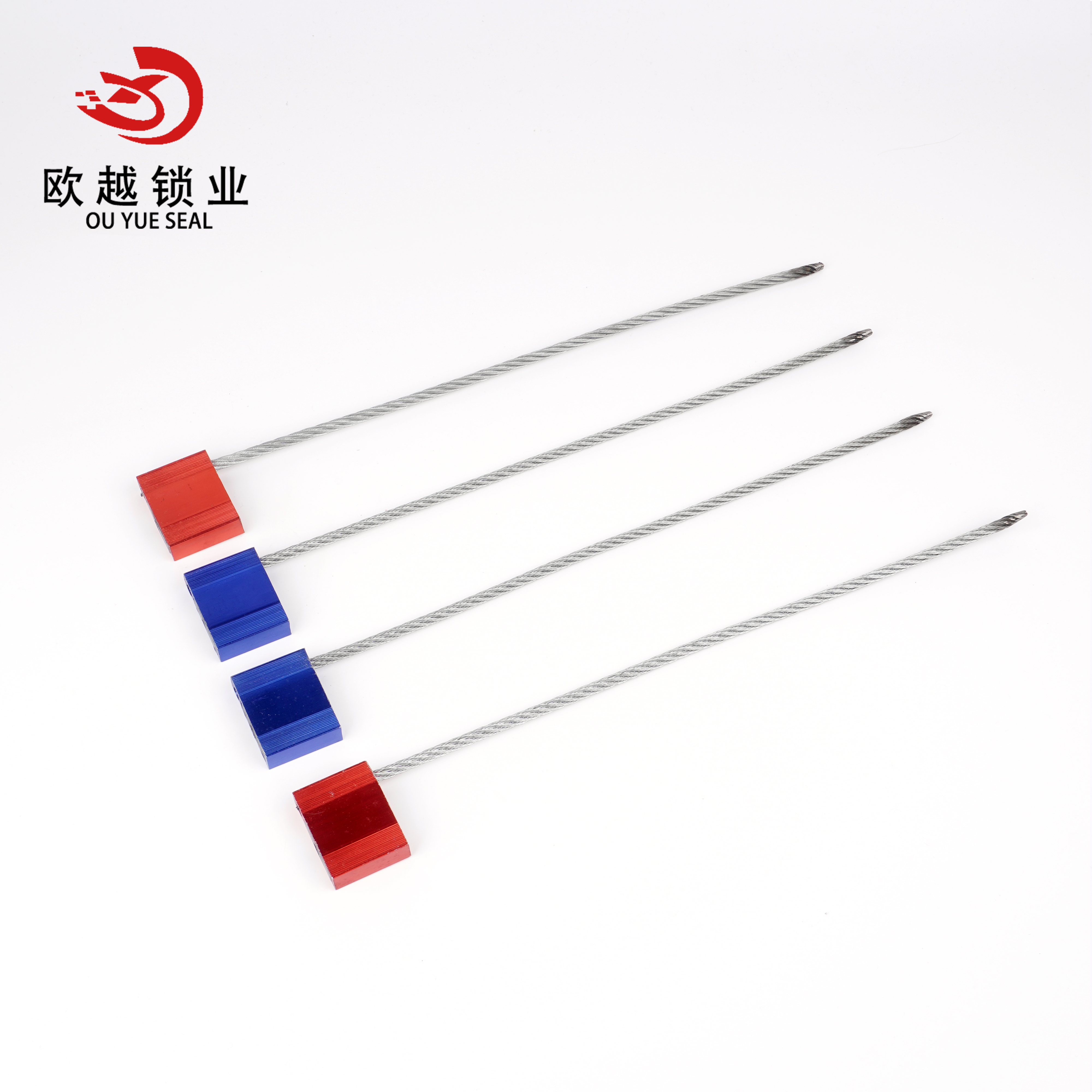 OYCS104 Adjustable Length Aluminum Head Security Cable Seal for Containers