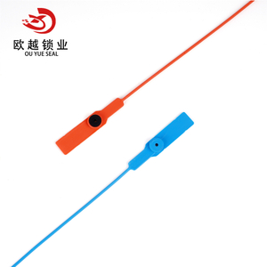 OYPS102 Easy Tear Off Airline Garment Serial Number Printed Self Locking Security Plastic Seal