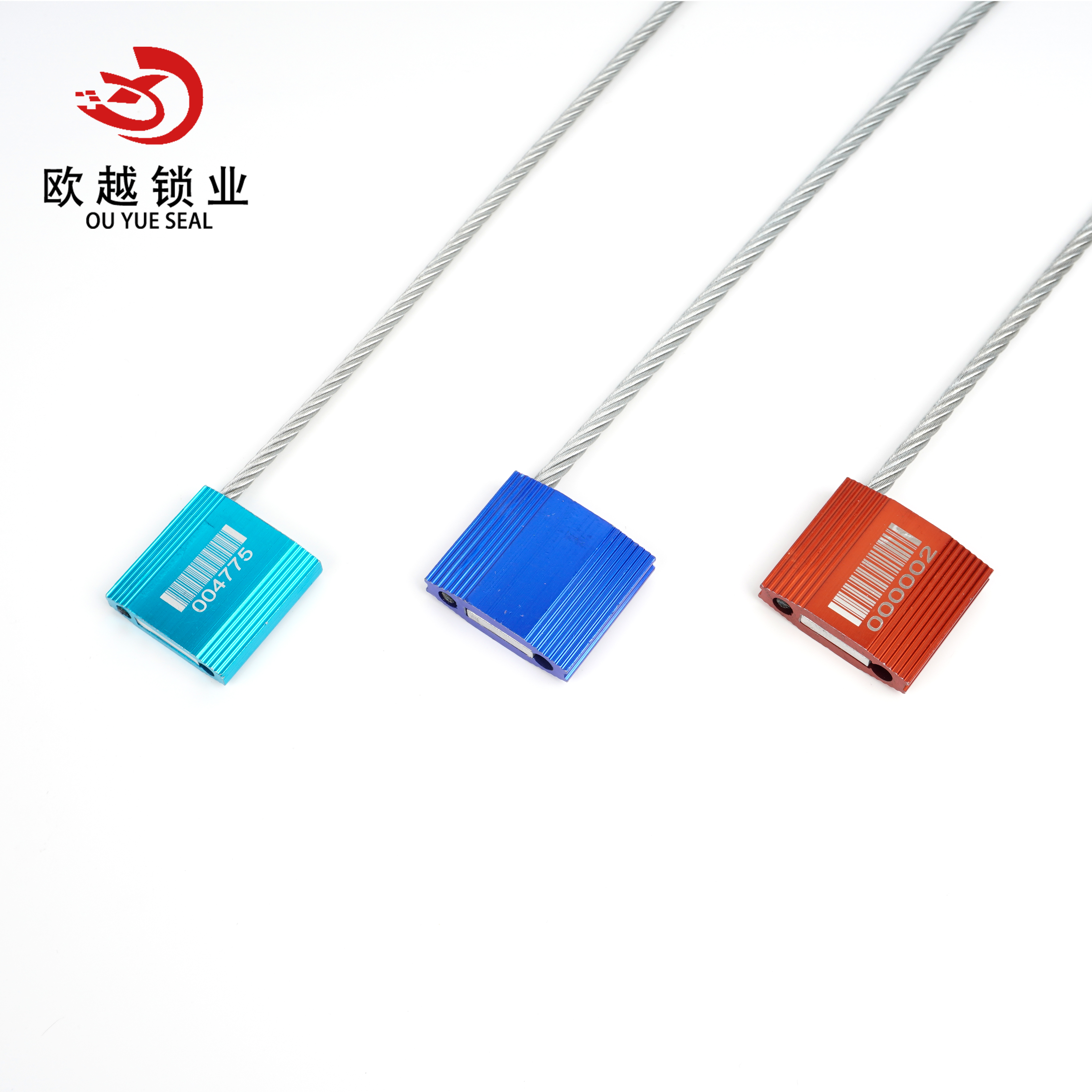 OY-CS103 Aluminum Safety Cable Wire Security Seals Shipping Container Cable Seal