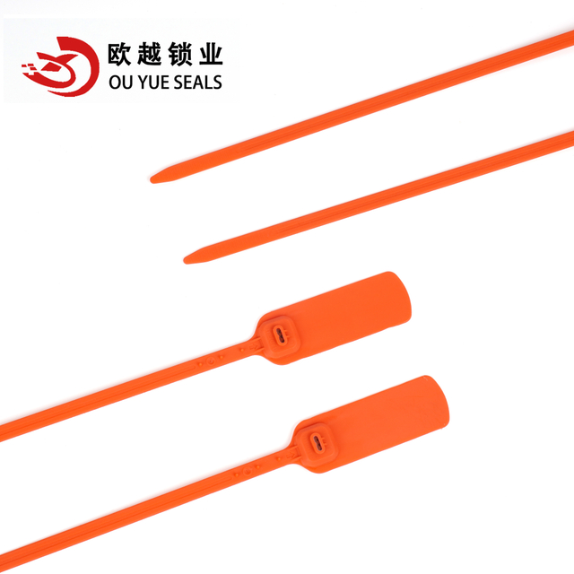 OY-PS113 Adjustable Oem Printing Design Security Plastic Seal For Bag Clothes