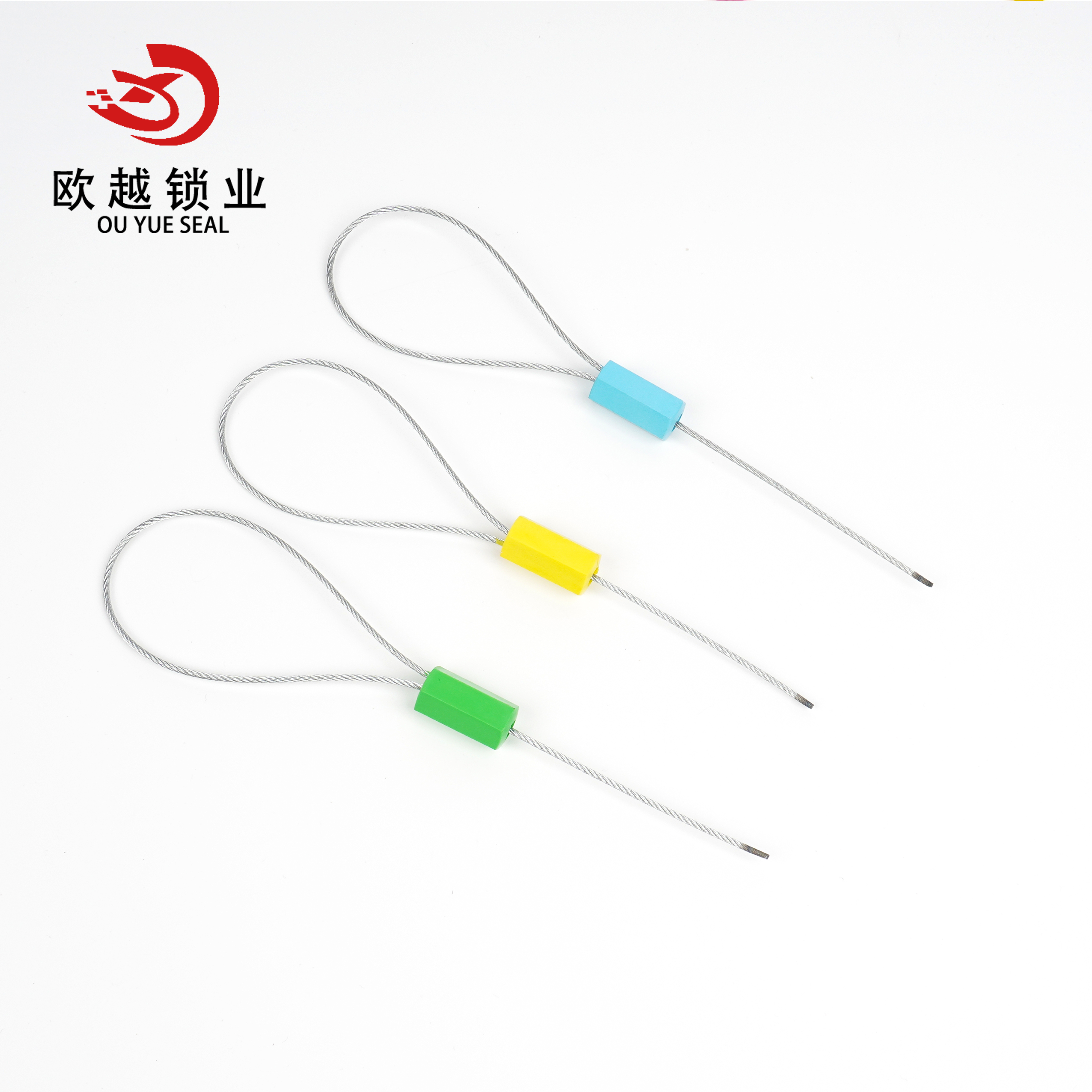 OY-CS101 Aluminum Safety Cable Wire Security Seals Shipping Container Cable Seal