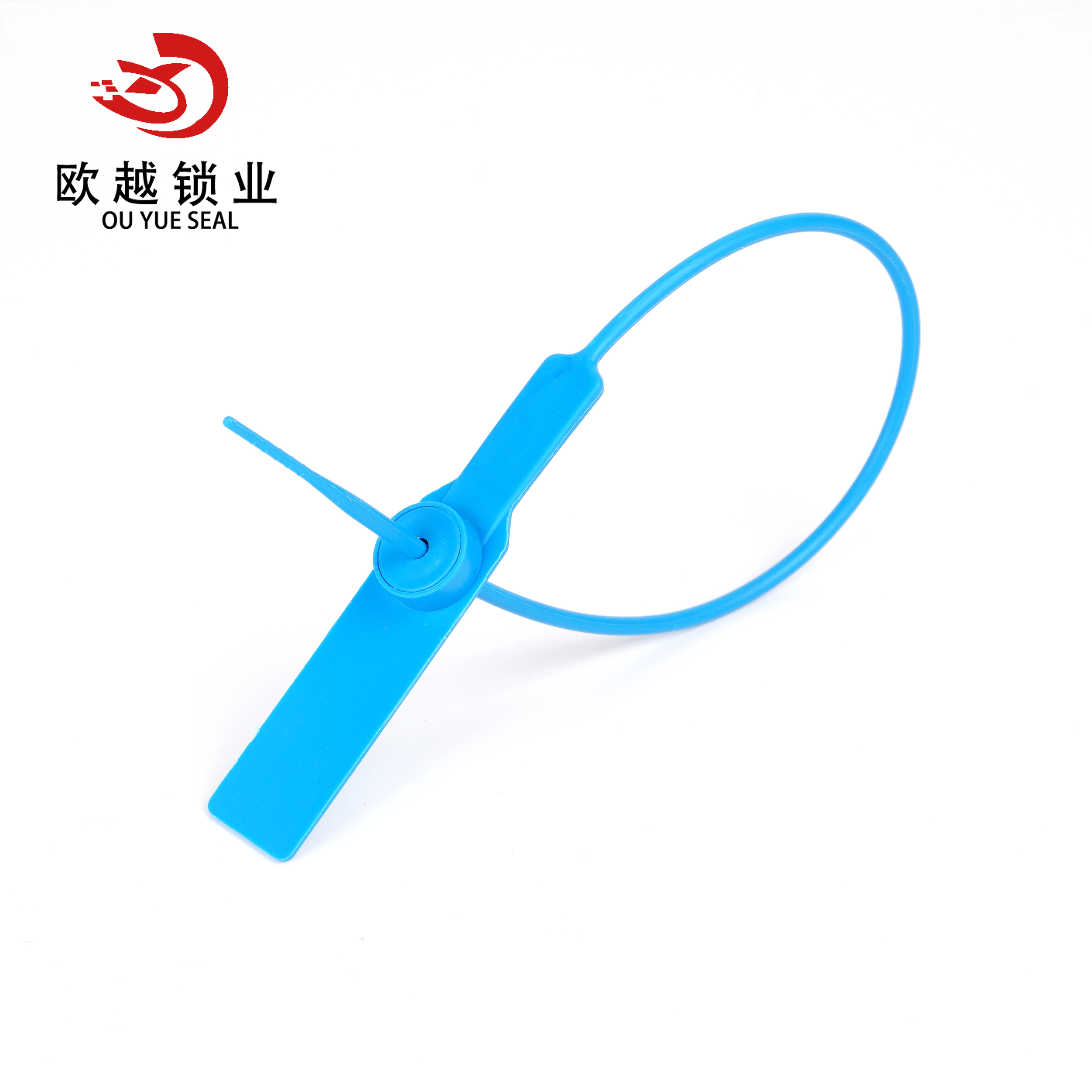 OYPS102 Easy Tear Off Airline Garment Serial Number Printed Self Locking Security Plastic Seal