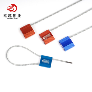 OYCS103 1.8mm 1.5mm Aluminum Alloy Lock Body Pull Tight Security Cable Seal
