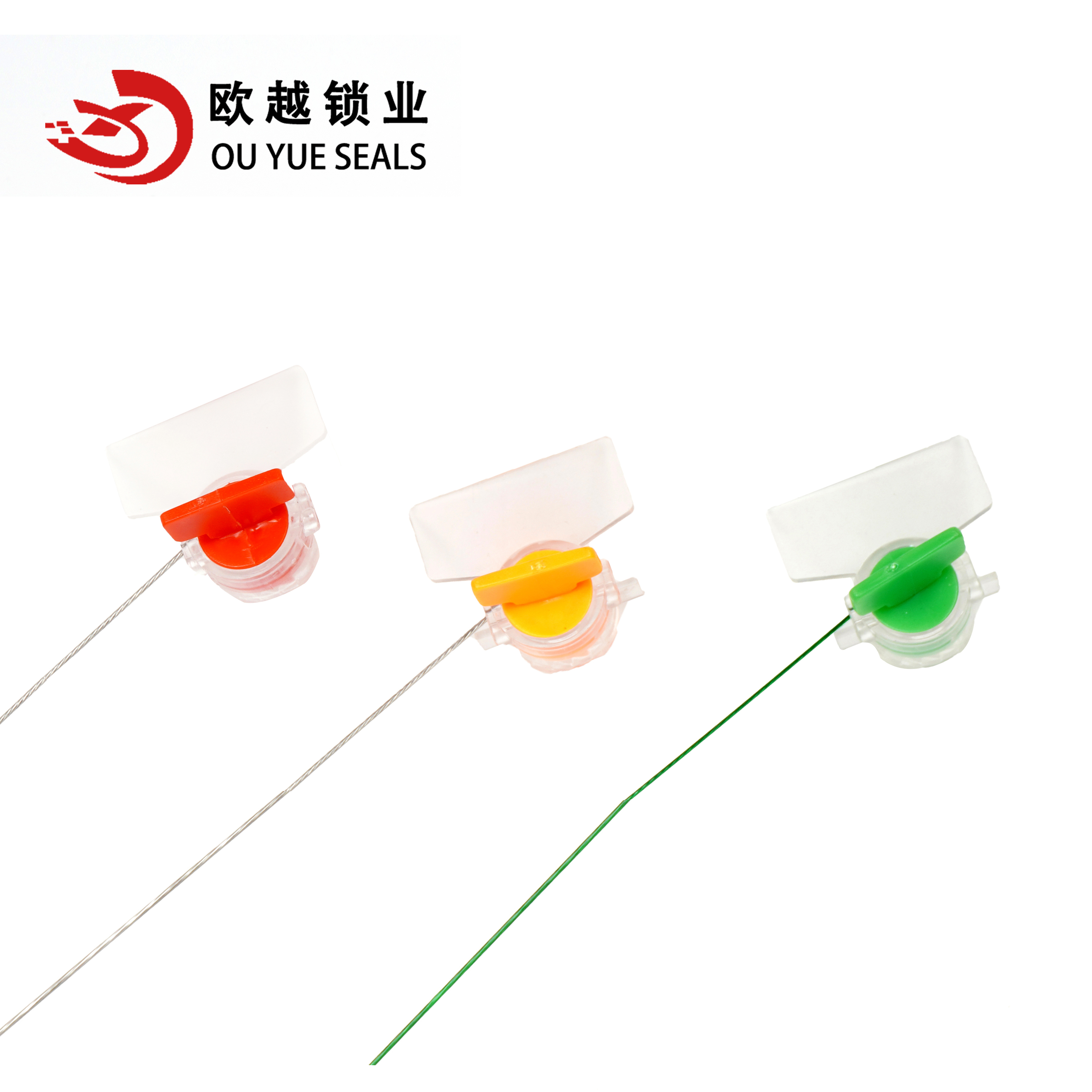 OY-MS102 One Time Use Wire Security Plastic Water Meter Seal With Printing