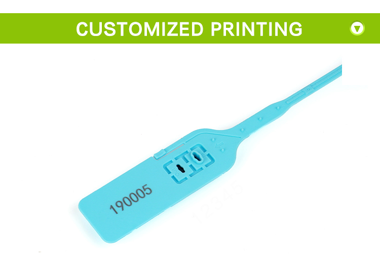 OY-PS103 Double Lock Container Plastic Seal Disposable Self Locking Pull Tight Security Seal