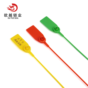 OYPS105 Security Metal Insert Tear Off Security Plastic Seal With Printing