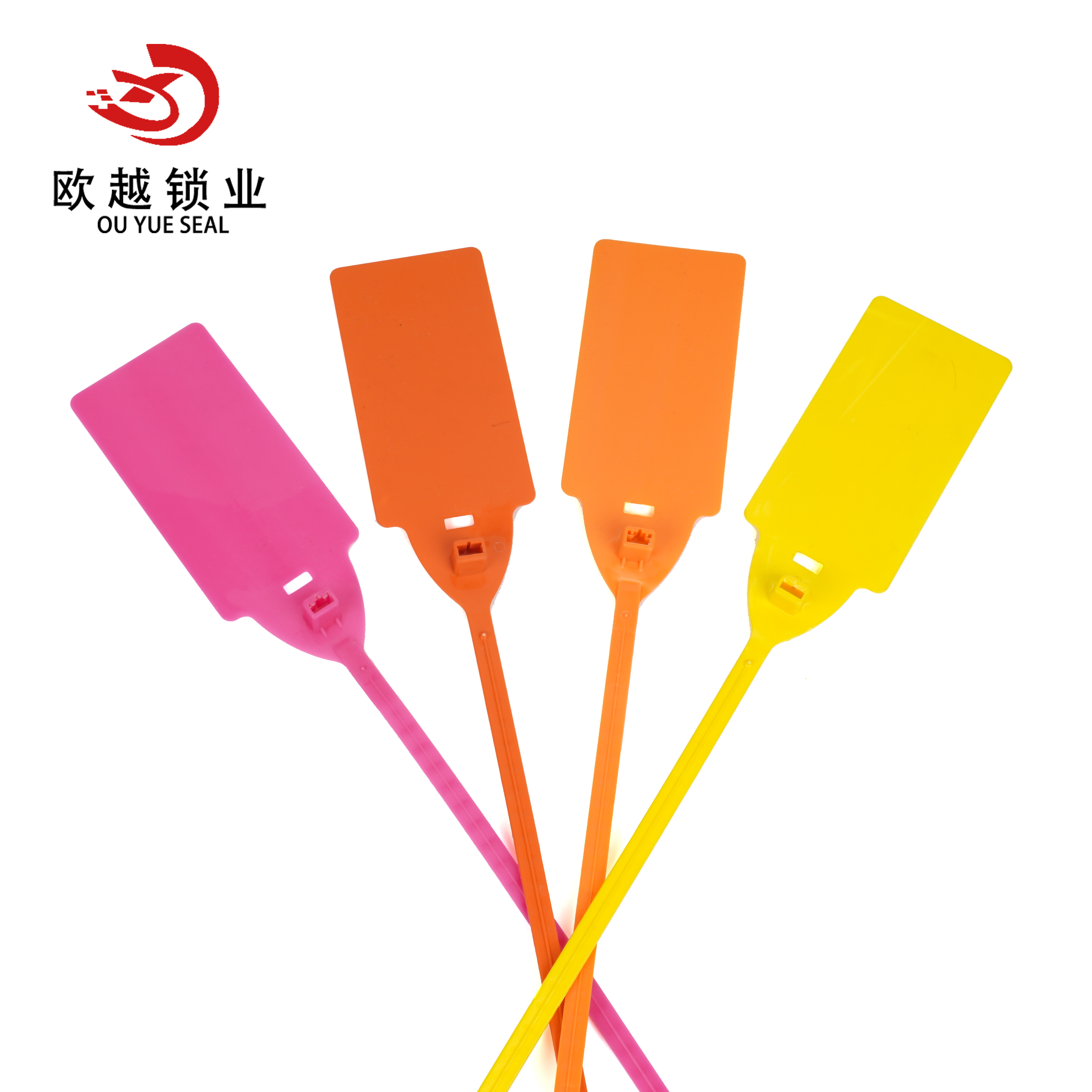 OY-PS109 Adjustable Length Barcode Print Tamper Evident Security Plastic Seals China