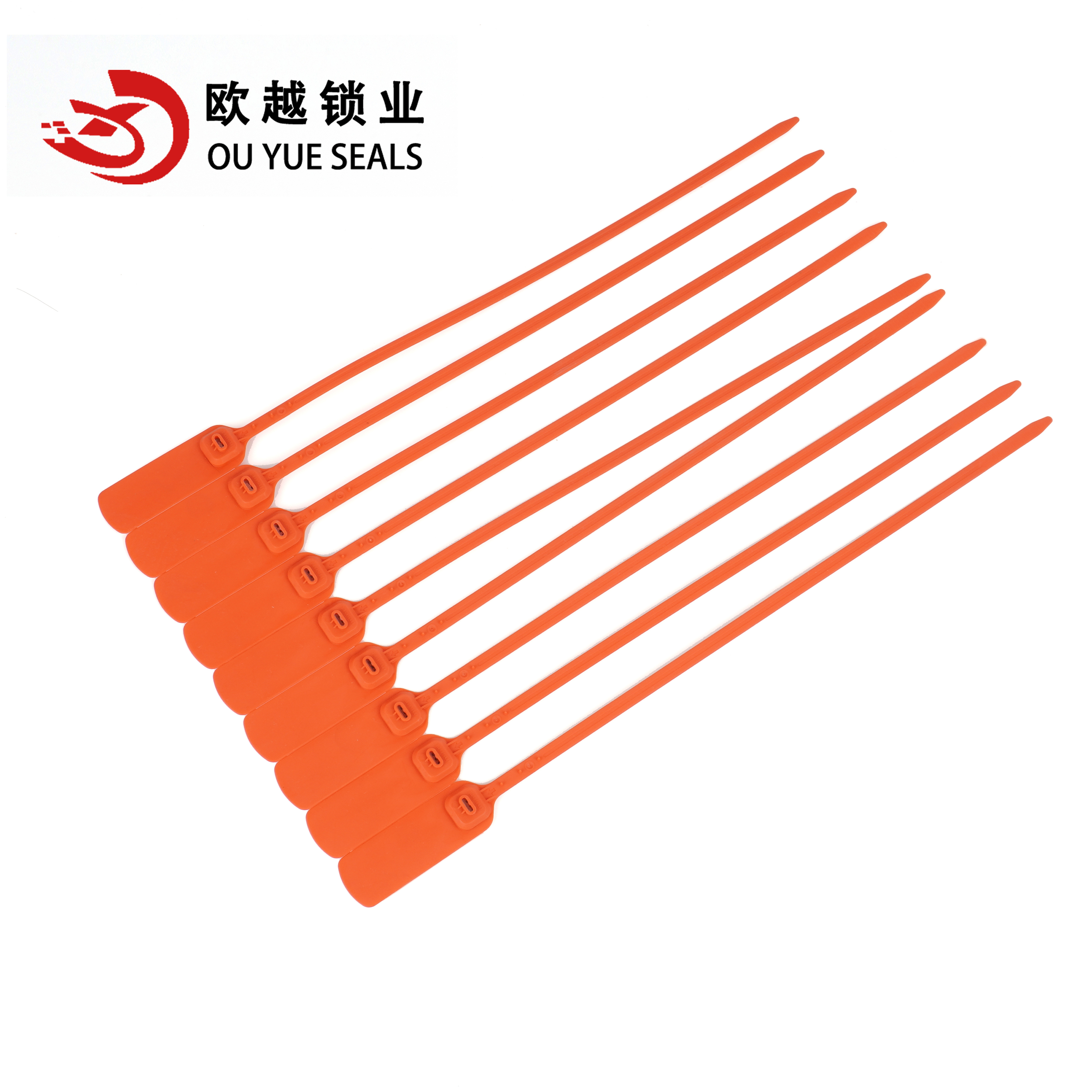 OY-PS113 Adjustable Oem Printing Design Security Plastic Seal For Bag Clothes