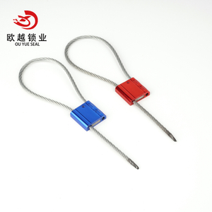 OYCS108 Shipping Container Cable Security Seal Wire Cable Seal Logo Barcode