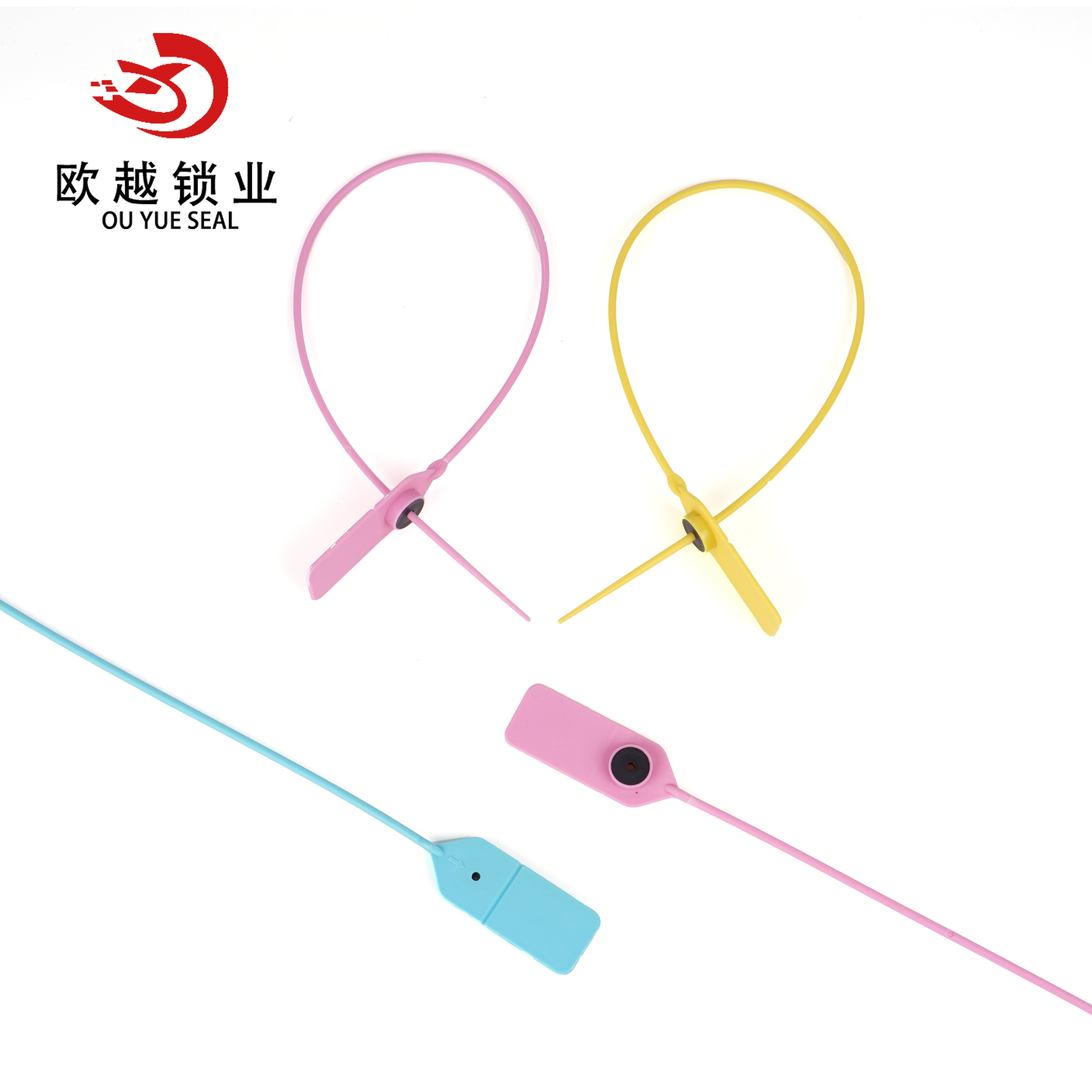 Adjustable Pull Tight Plastic Seals Anti-tamper Customized Cable Tie