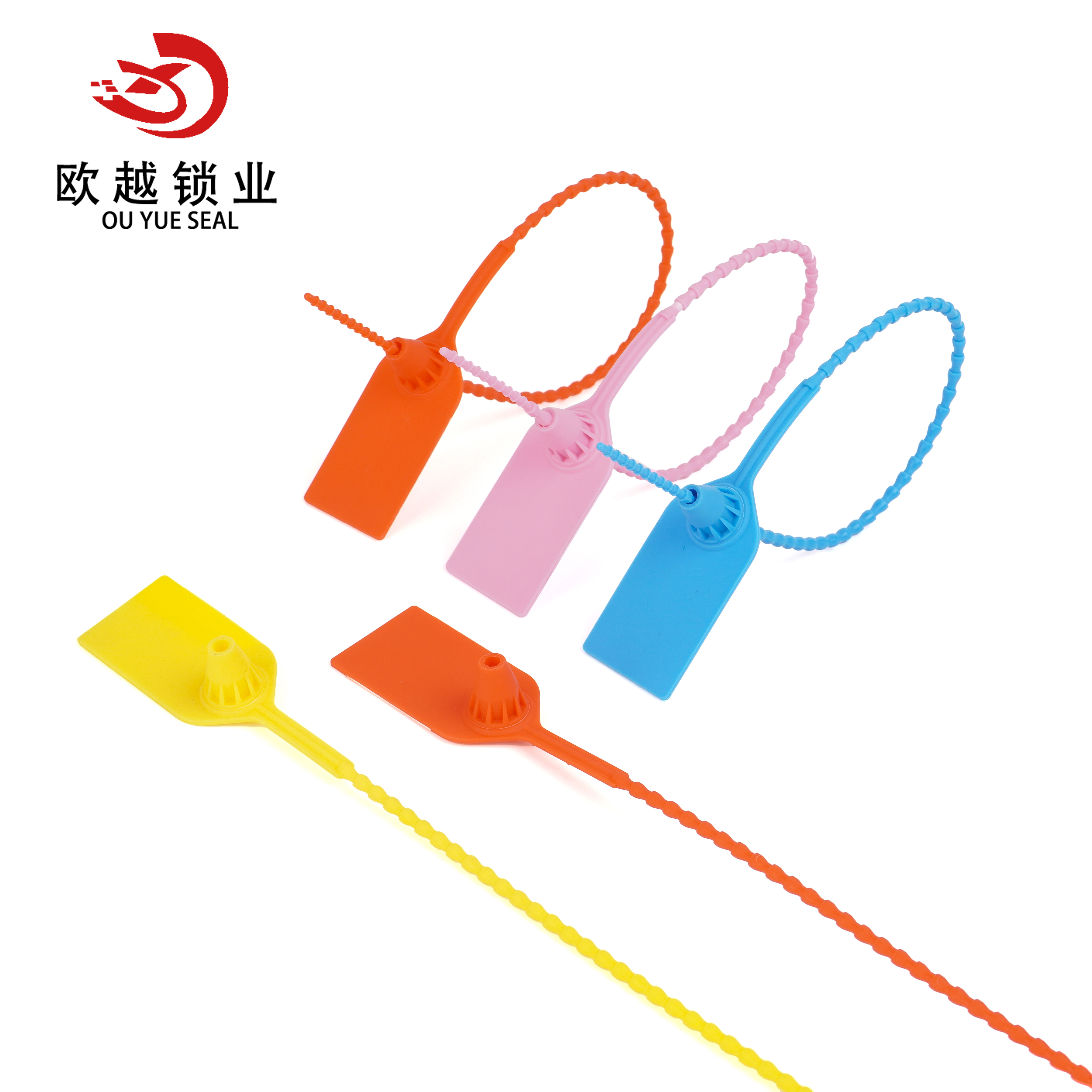 OY-PS111 Shipping Security Seal Pull Tight Plastic Security Seal For Bank Airline Express
