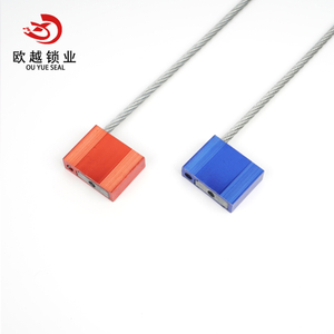 OYCS104 Adjustable Length Aluminum Head Security Cable Seal for Containers