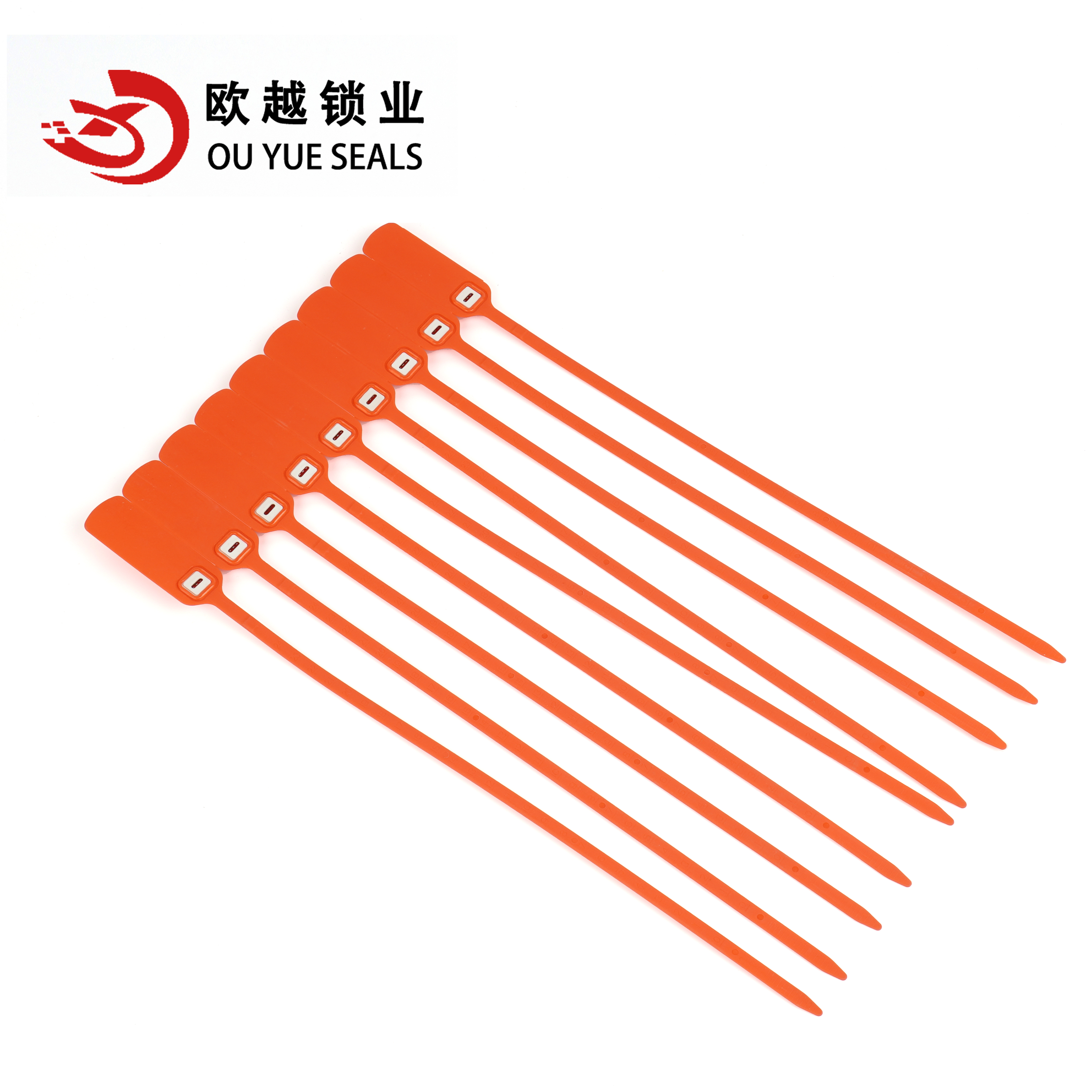 OY-PS113 Adjustable Oem Printing Design Security Plastic Seal For Bag Clothes