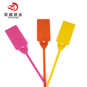 OYPS109 Security Seals Tamper Off PP Tag Customised Length Plastic Seal