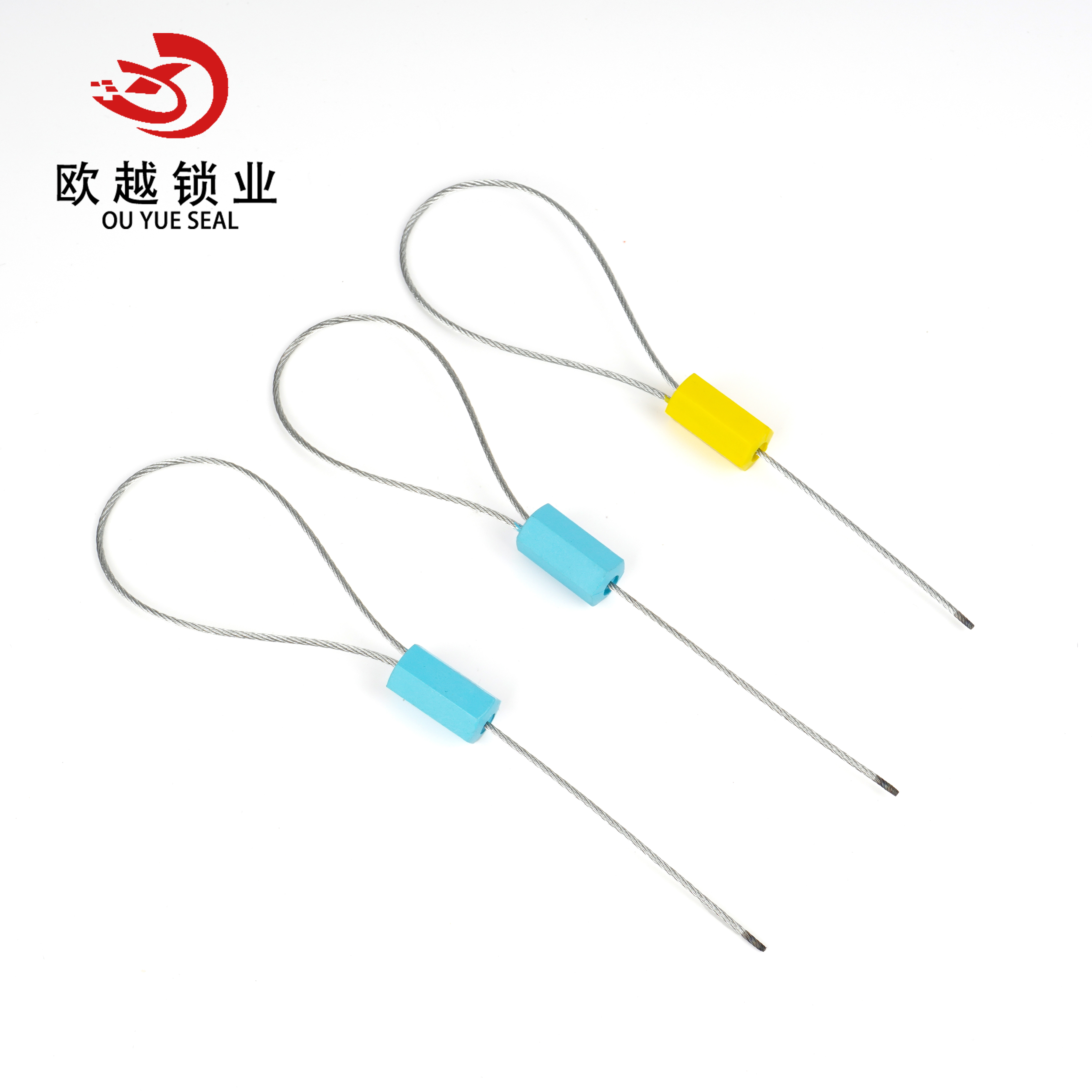 OY-CS101 Aluminum Safety Cable Wire Security Seals Shipping Container Cable Seal