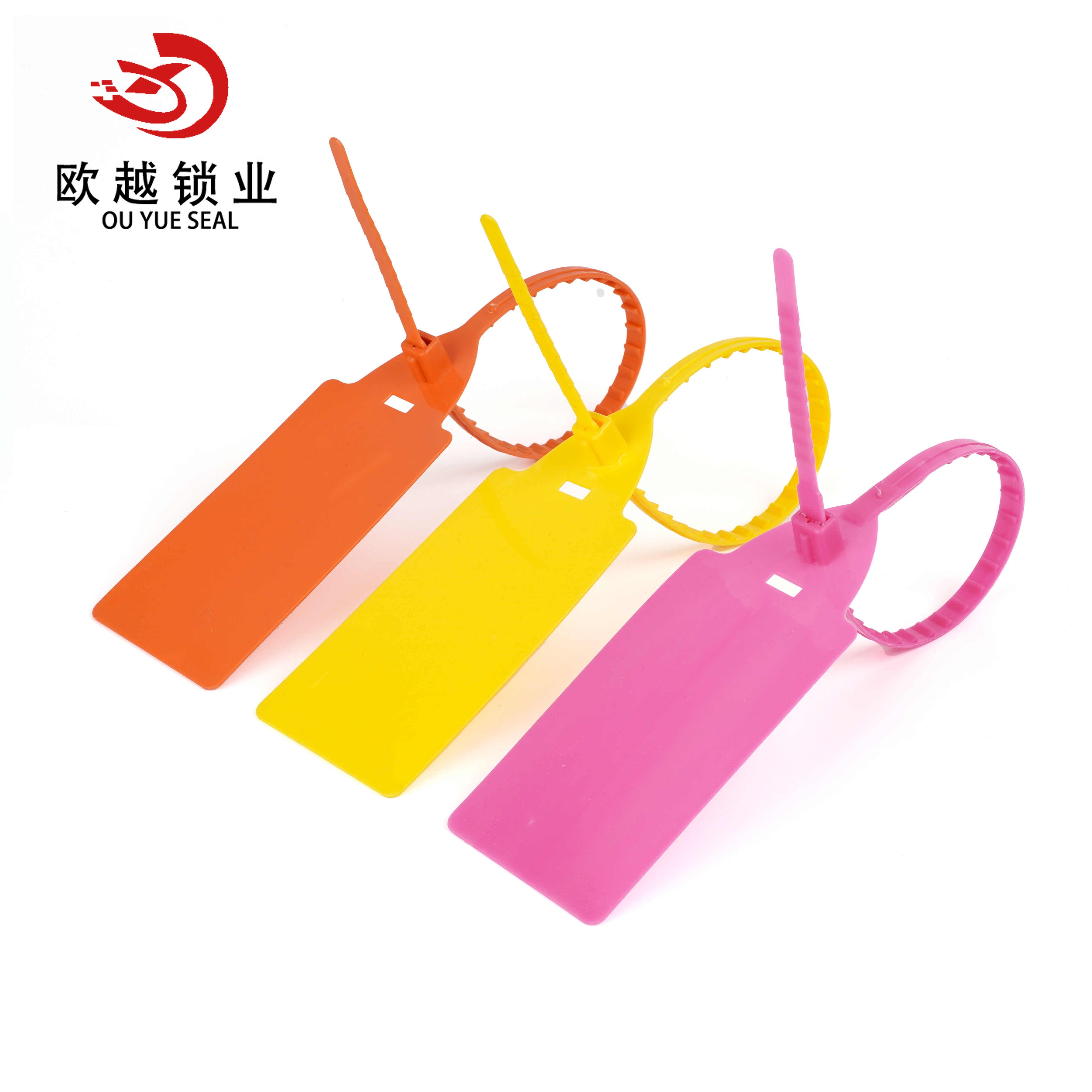 OYPS109 Security Seals Tamper Off PP Tag Customised Length Plastic Seal