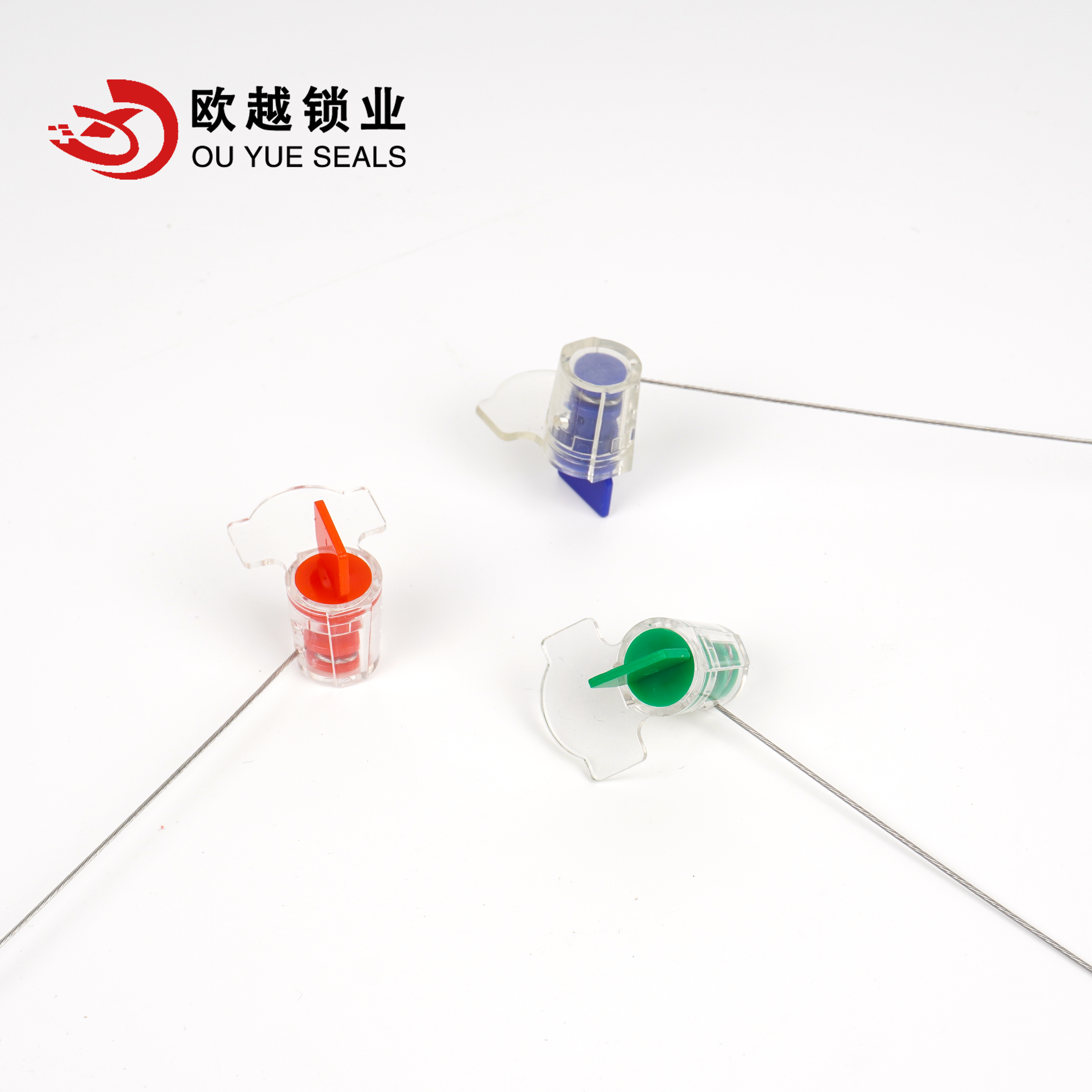 OY-MS101 High Quality Custom Logo Twist Type Plastic Gas Meter Security Seals